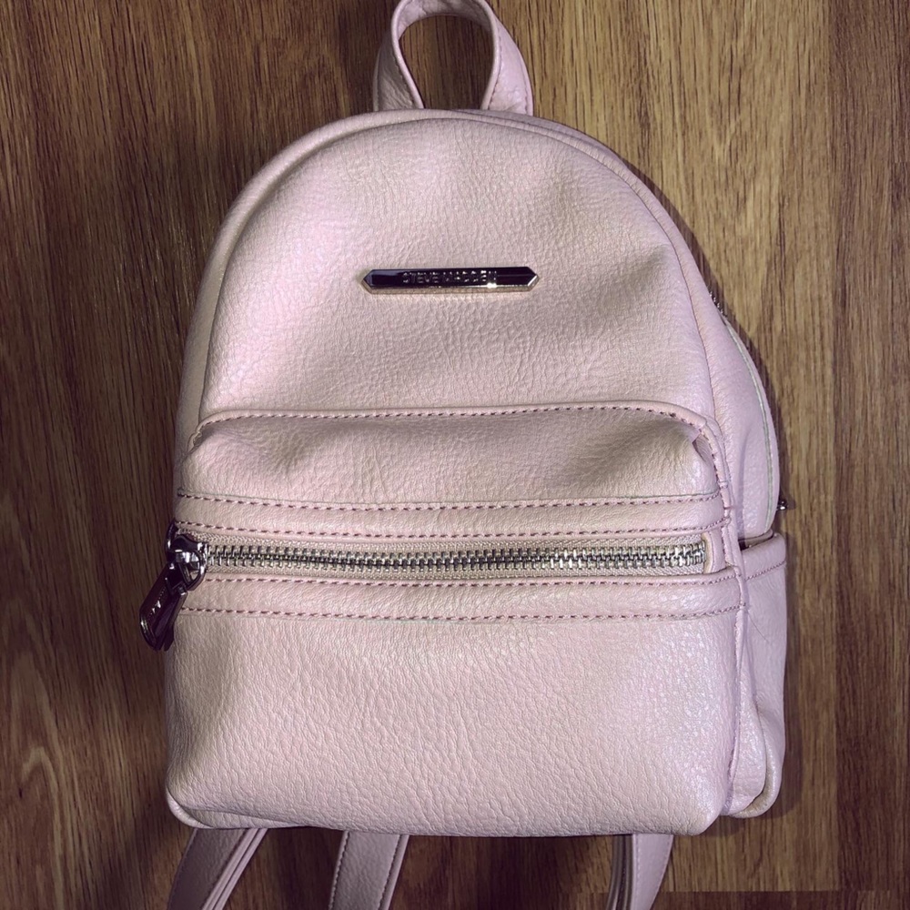 Steve Madden light pink mini backpack